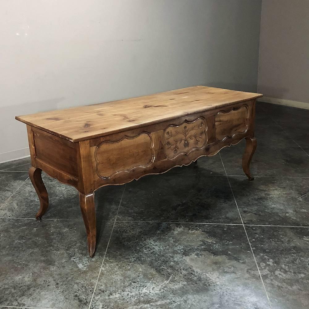 18th Century Country French Fruitwood Desk 5