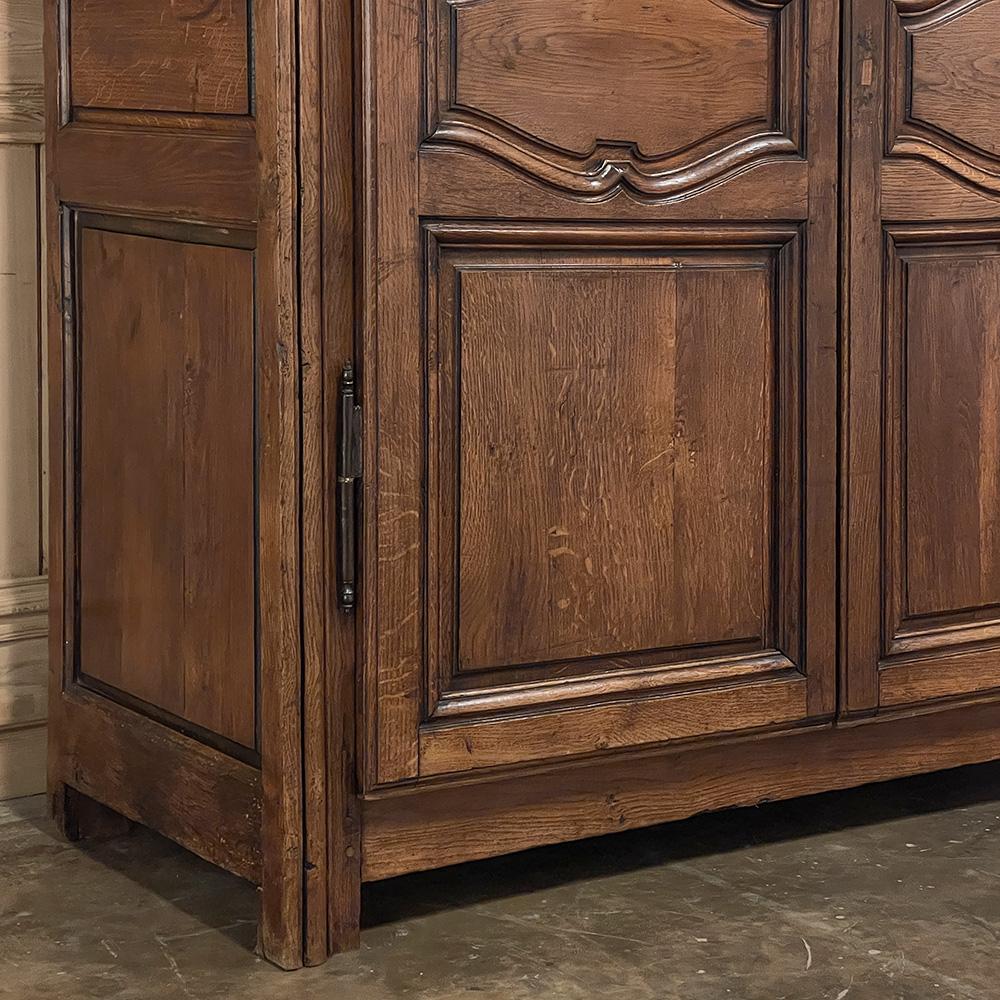 18th Century Country French Louis XIV Armoire For Sale at 1stDibs