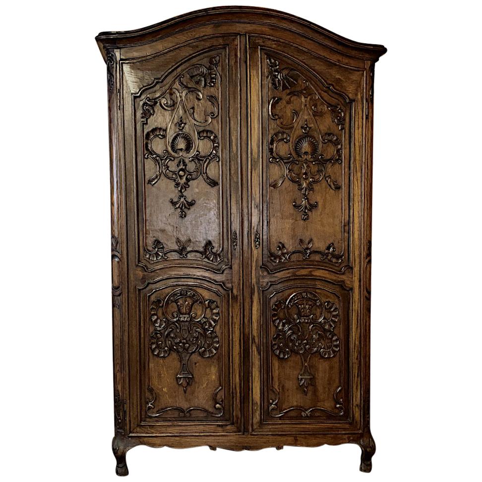18th Century Country French Louis XV Armoire