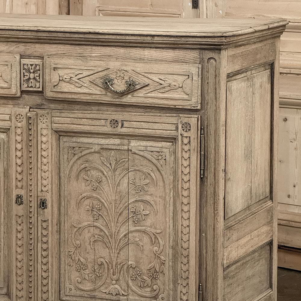 Buffet francese Luigi XVI del XVIII secolo in Oak scorticato in vendita 9