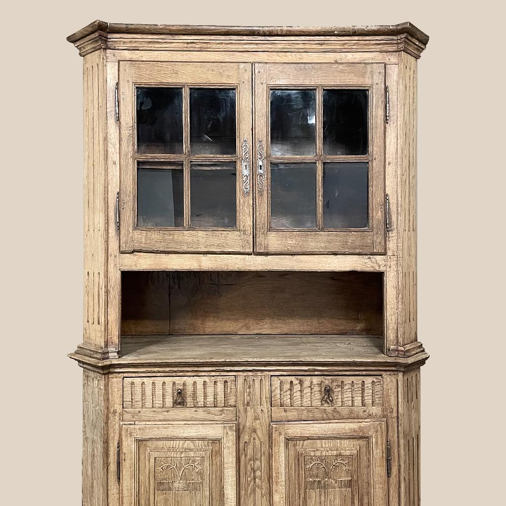 18th Century Country French Louis XVI China Buffet, Bookcase For Sale 7