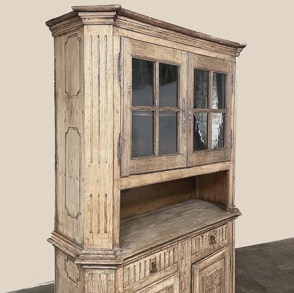 18th Century Country French Louis XVI China Buffet, Bookcase For Sale 4