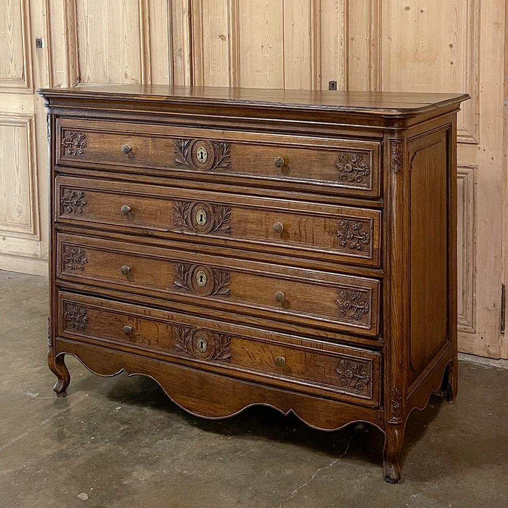 Hand-Crafted 18th Century Country French Louis XVI Commode ~ Chest of Drawers For Sale