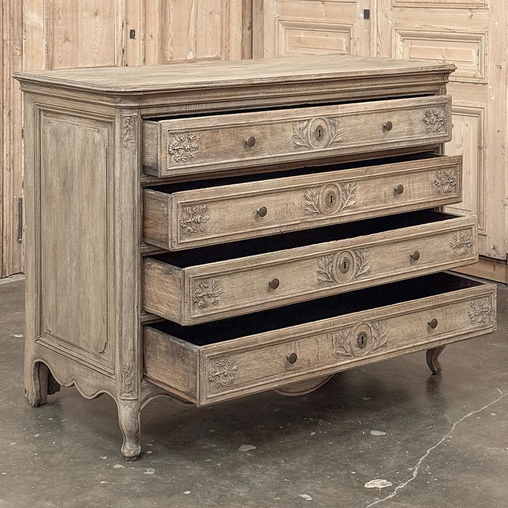 18. Jahrhundert Land Französisch Louis XVI Kommode ~ Kommode in Stripped Oak im Angebot 7