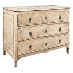 18th Century Country French Louis XVI Commode in Stripped Oak