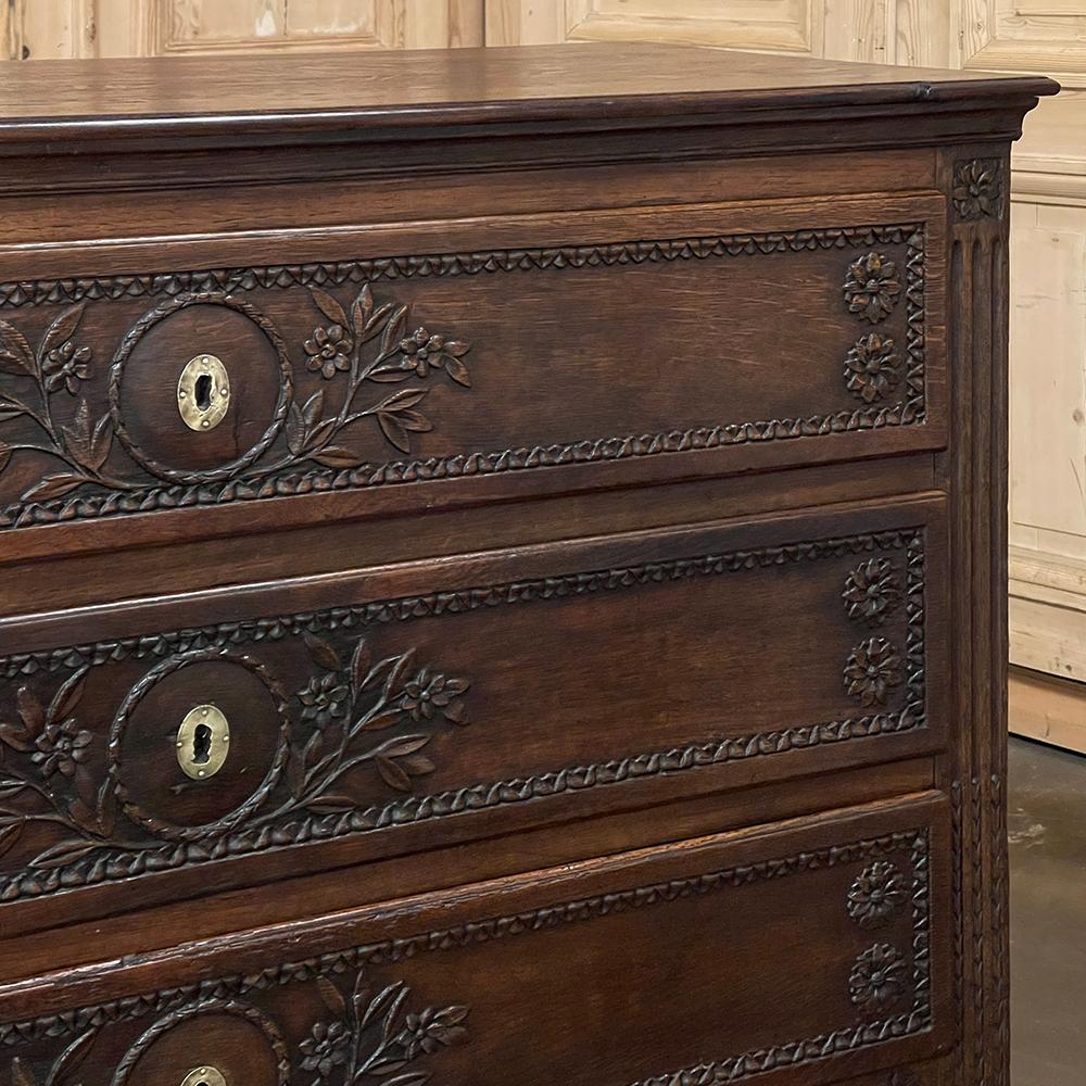 18th Century Country French Louis XVI Neoclassical Commode ~ Chest of Drawers For Sale 4
