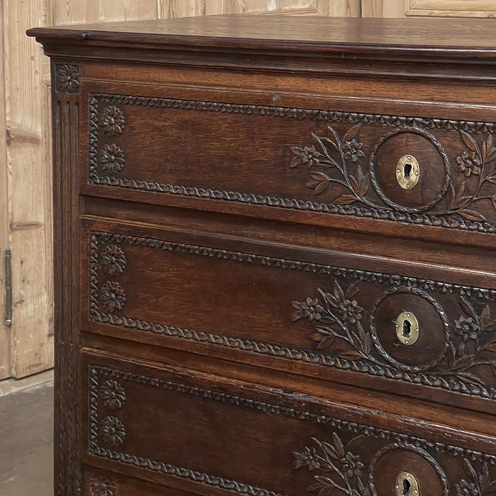 18th Century Country French Louis XVI Neoclassical Commode ~ Chest of Drawers For Sale 7