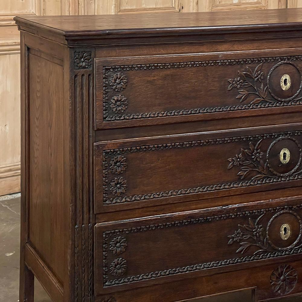 18th Century Country French Louis XVI Neoclassical Commode ~ Chest of Drawers For Sale 2