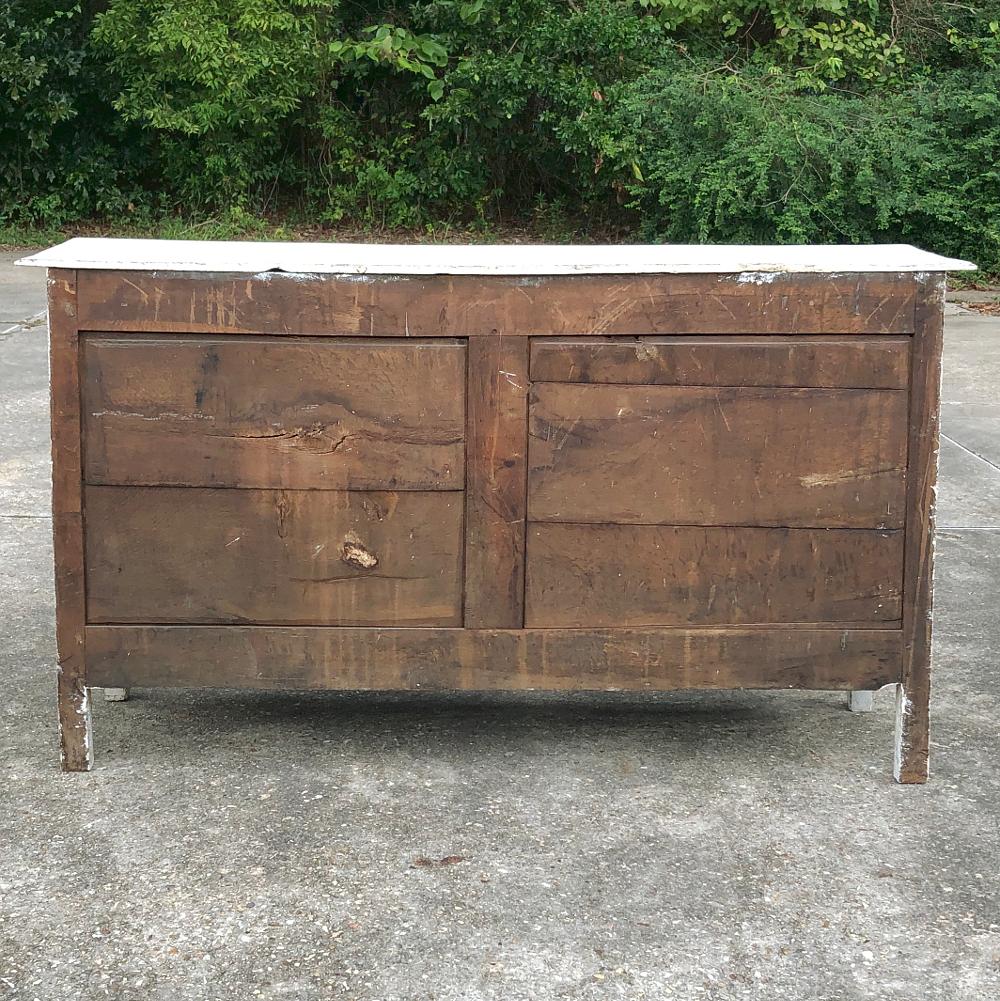 18th Century Country French Louis XVI Painted Buffet For Sale 6