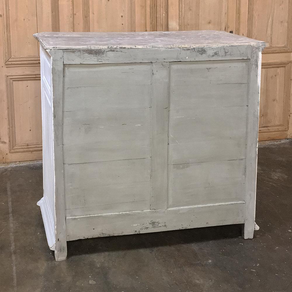 18th Century Country French Louis XVI Painted Buffet For Sale 6