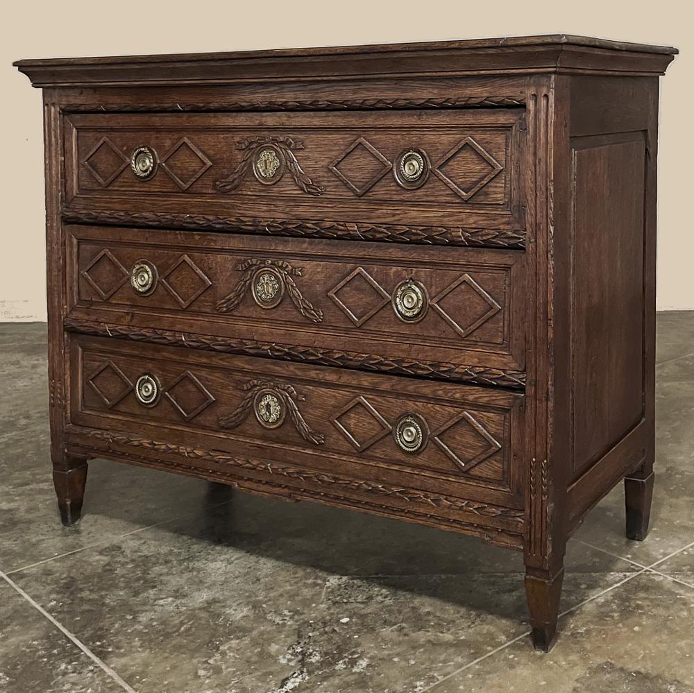 18th Century Country French Louis XVI Period Commode In Good Condition For Sale In Dallas, TX