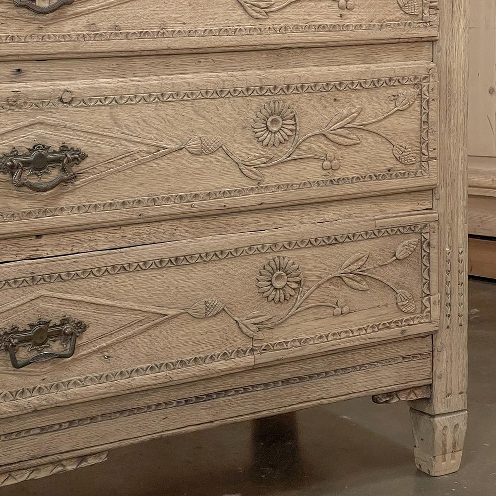 18th Century Country French Louis XVI Period Commode in Stripped Oak 7