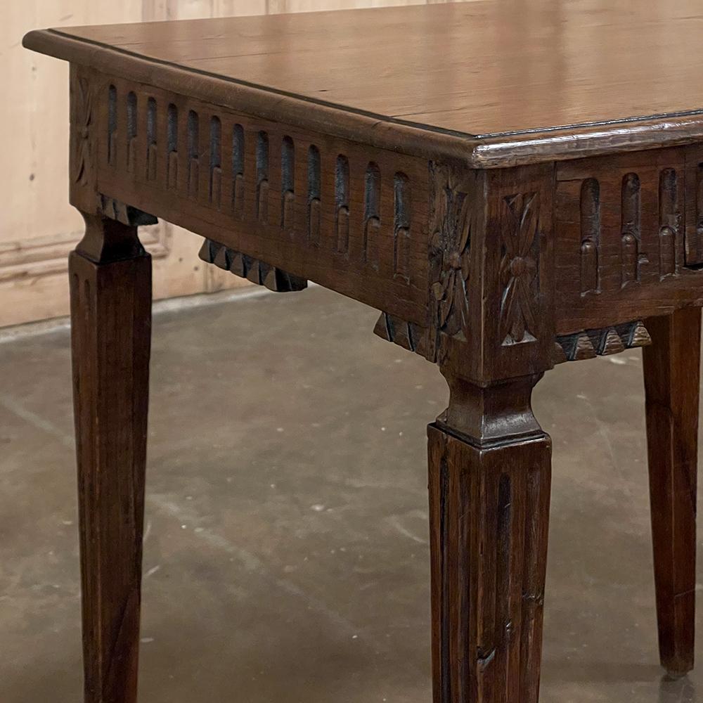 18th Century Country French Louis XVI Period End Table For Sale 4