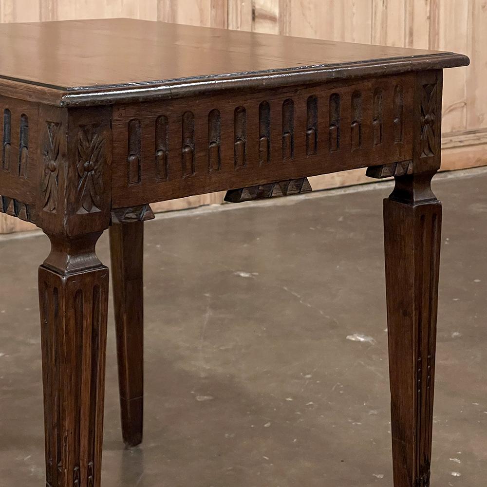 18th Century Country French Louis XVI Period End Table For Sale 7