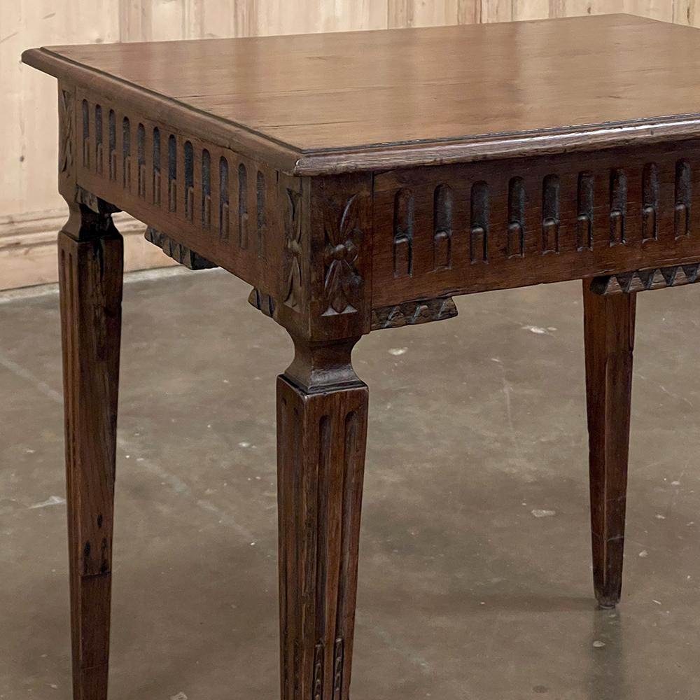 18th Century Country French Louis XVI Period End Table For Sale 11