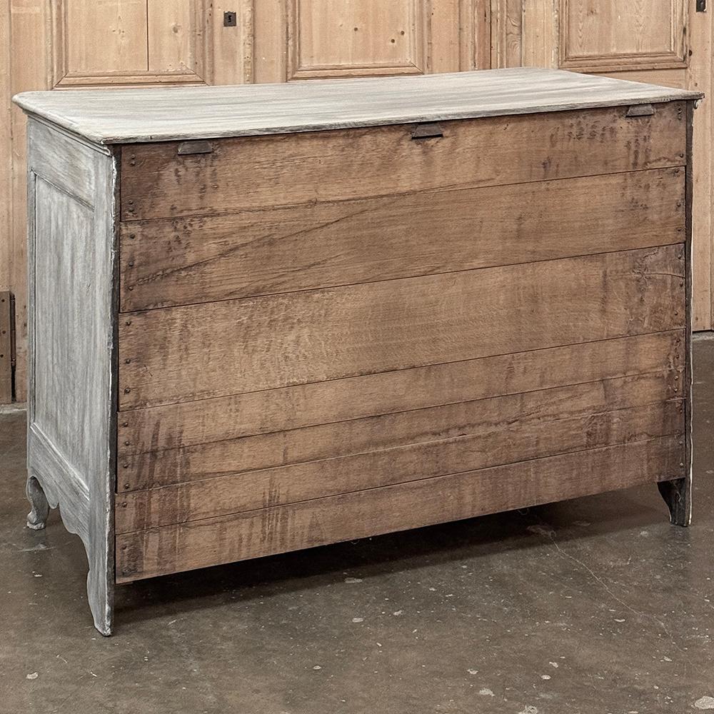 18th Century Country French Louis XVI Period Whitewashed Commode in vendita 10