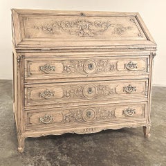 18. Jahrhundert Land Französisch Louis XVI Transitional Stripped Secretary Desk