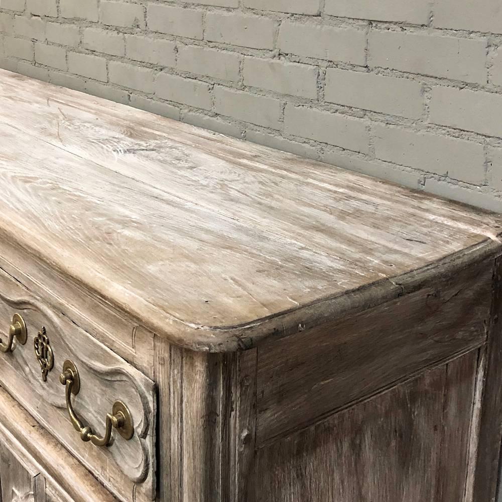 18th Century Country French Normandy Stripped Oak Buffet - Enfilade 9