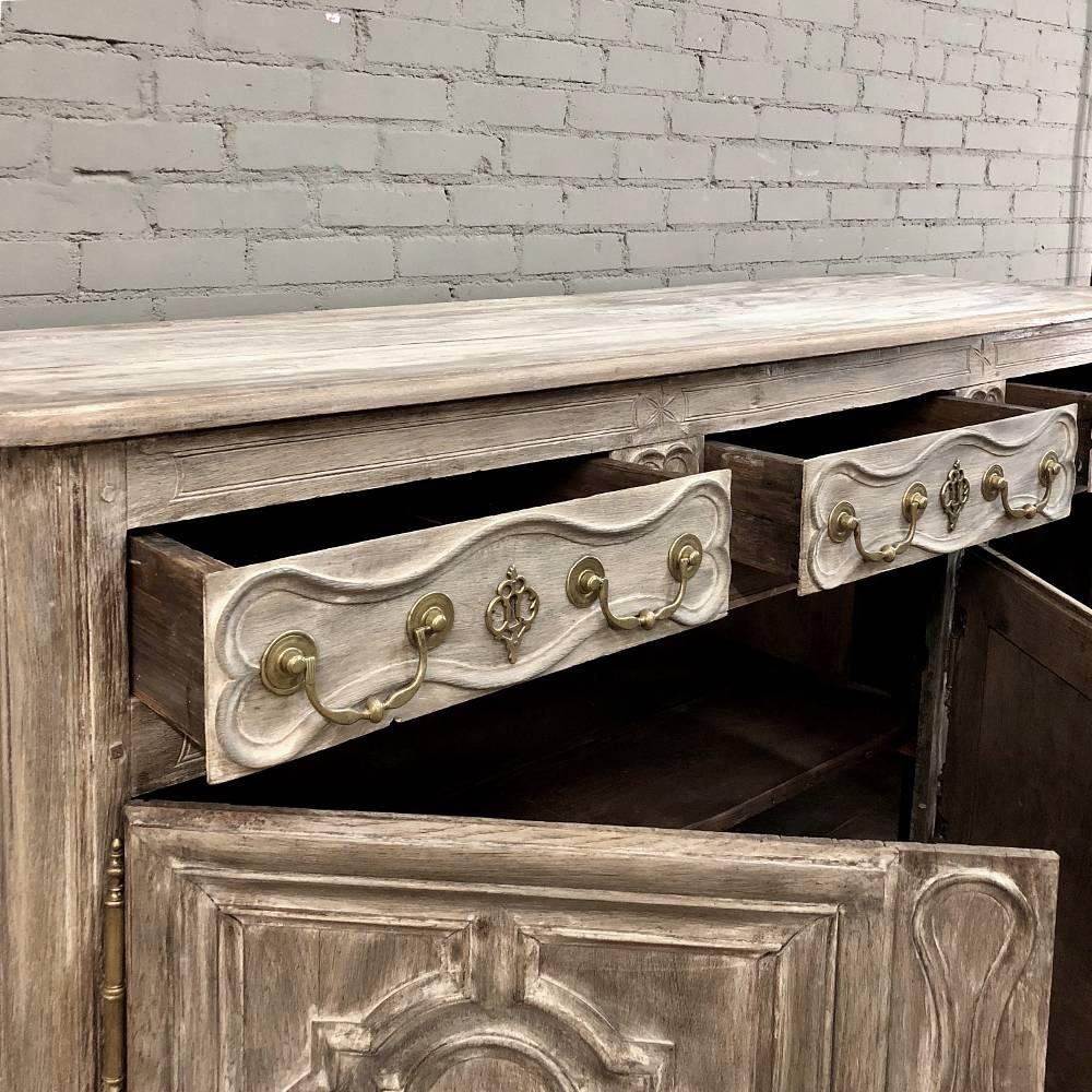 18th Century Country French Normandy Stripped Oak Buffet - Enfilade 12