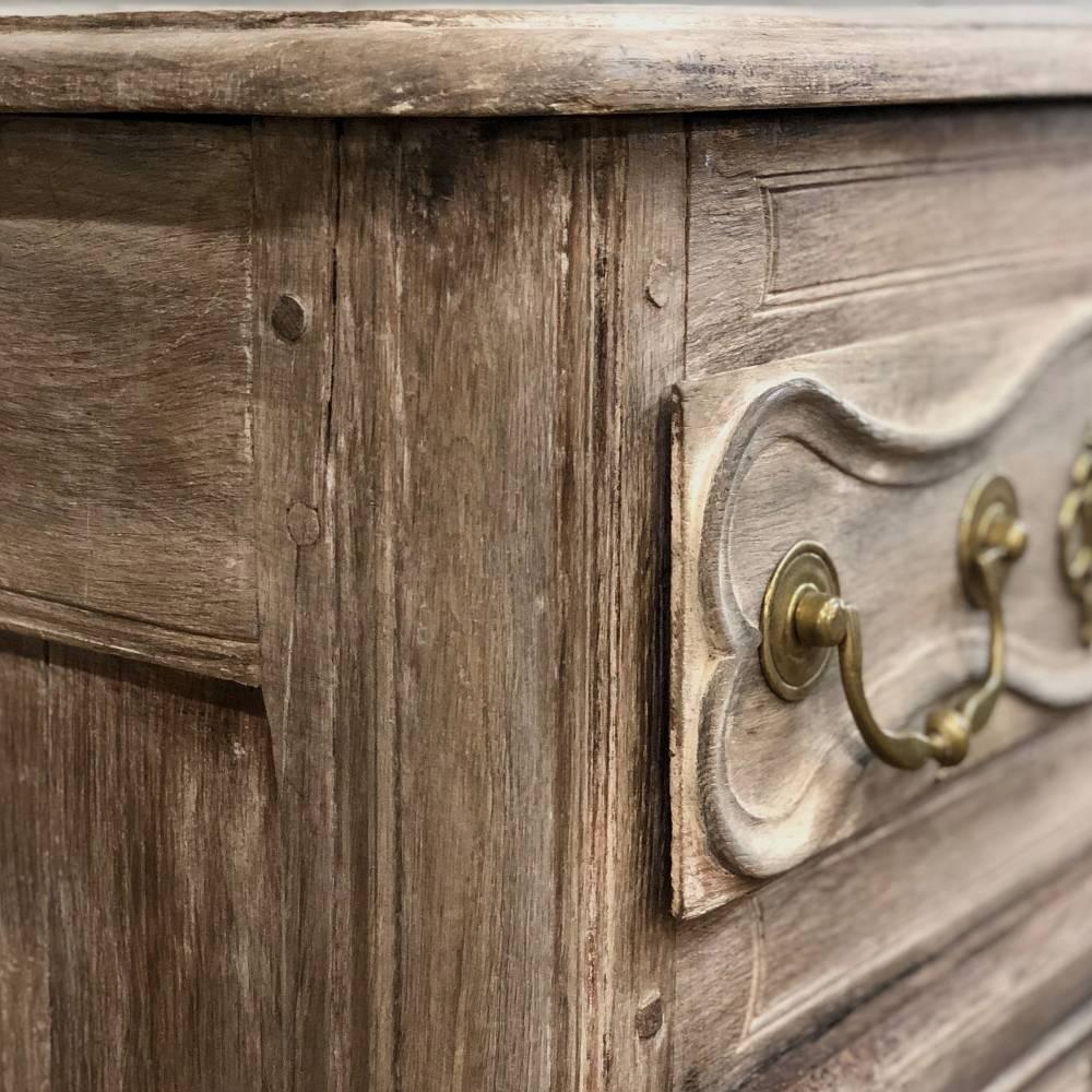 18th Century Country French Normandy Stripped Oak Buffet - Enfilade 3