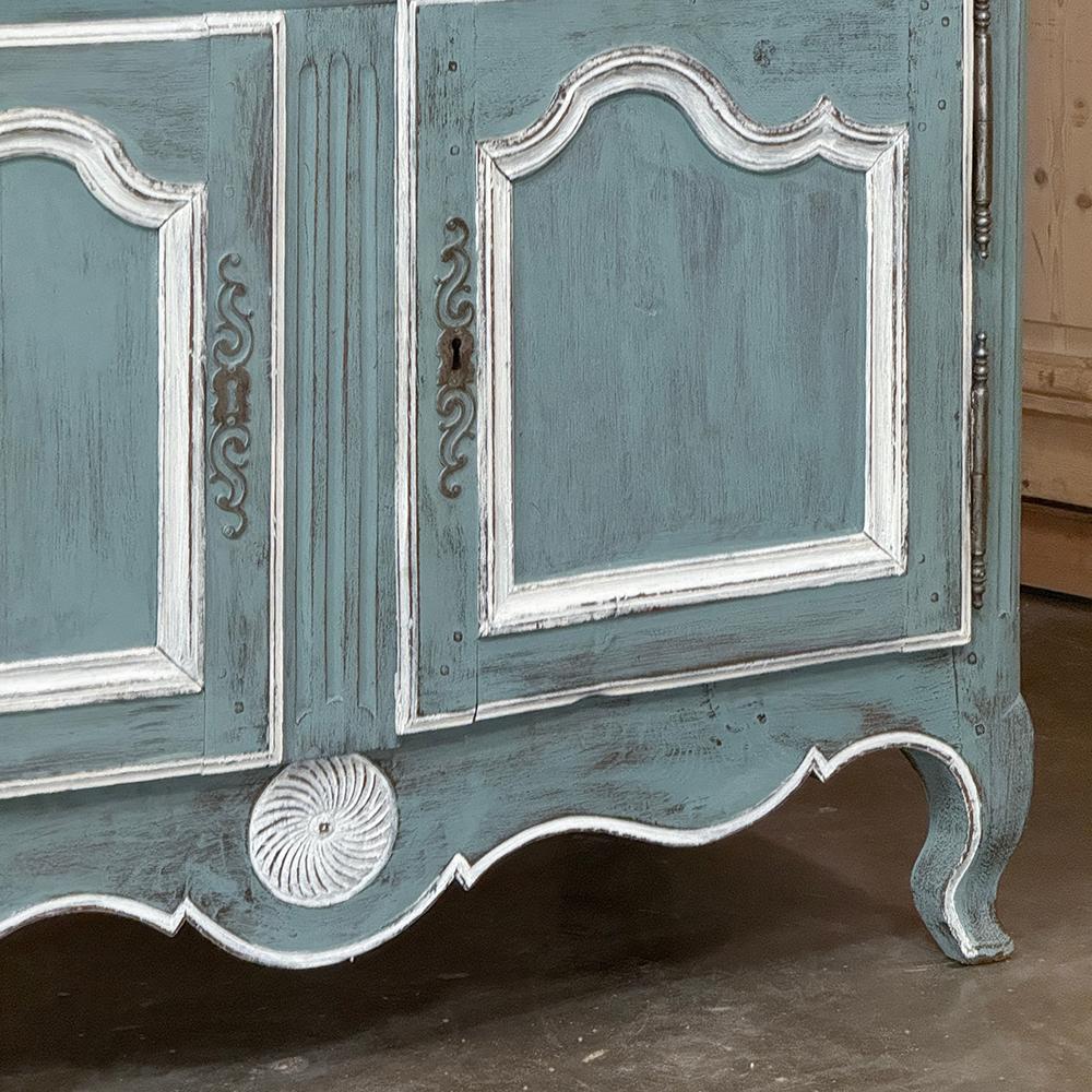 18th Century Country French Painted Bookcase ~ China Buffet en vente 1