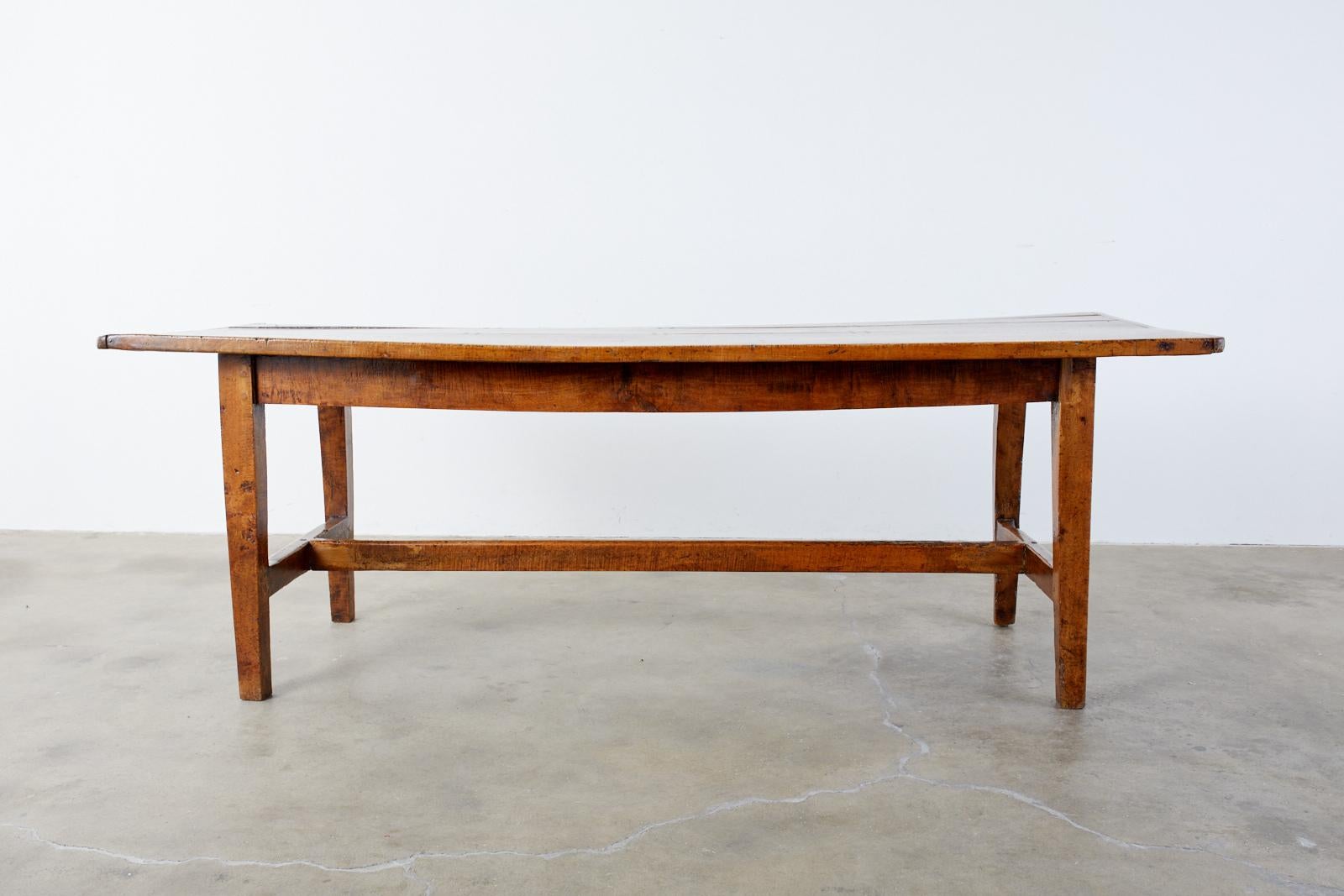 18th Century Country French Provincial Farmhouse Dining Table For Sale 3