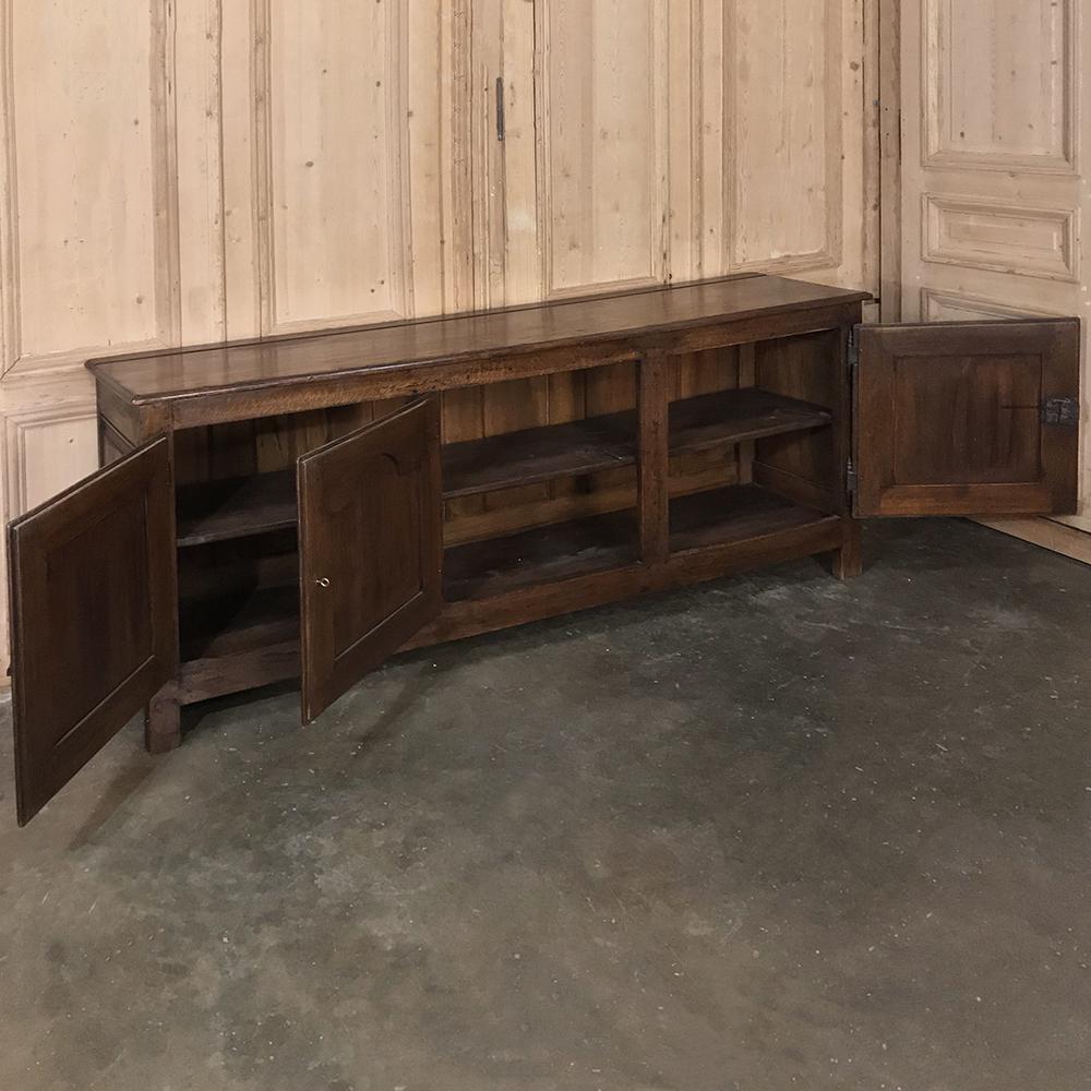 18th Century Country French Provincial Low Buffet In Good Condition In Dallas, TX