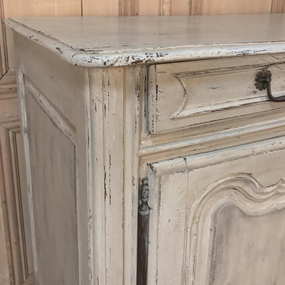 Steel 18th Century Country French Provincial Painted Buffet