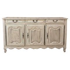 18th Century Country French Provincial Painted Buffet