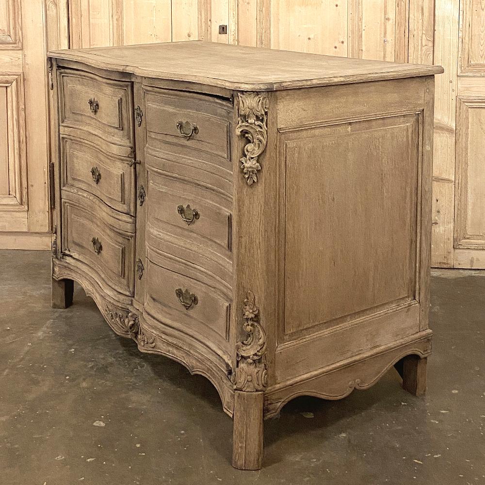 Louis XV 18th Century Country French Provincial Stripped Buffet For Sale