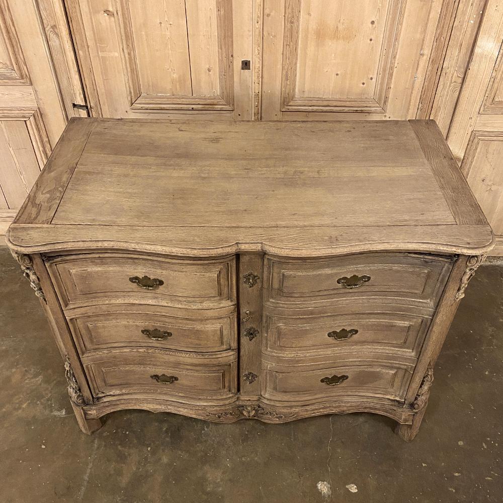Hand-Crafted 18th Century Country French Provincial Stripped Buffet For Sale