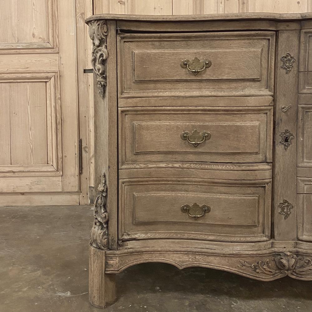 18th Century Country French Provincial Stripped Buffet For Sale 2
