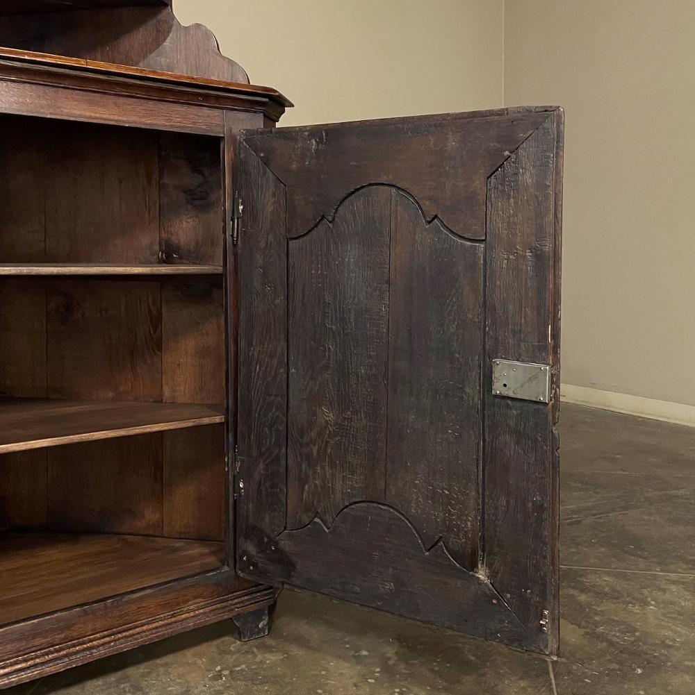 18th Century, Country French Rustic Corner Cabinet For Sale 2