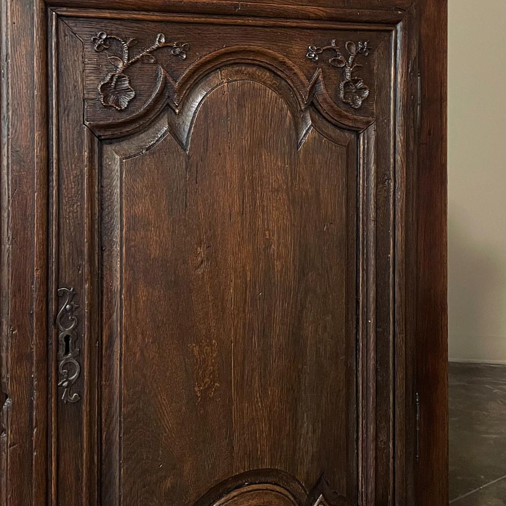 18th Century, Country French Rustic Corner Cabinet For Sale 4