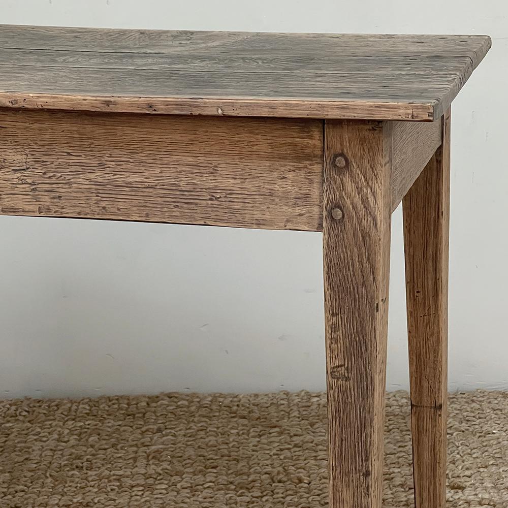 18th Century Country French Stripped End Table For Sale 14