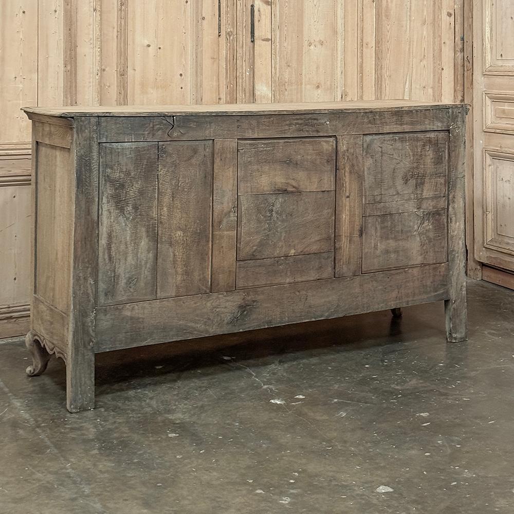 18th Century Country French Stripped Oak Buffet ~ Enfilade For Sale 15
