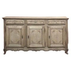 Used 18th Century Country French Stripped Oak Buffet ~ Enfilade