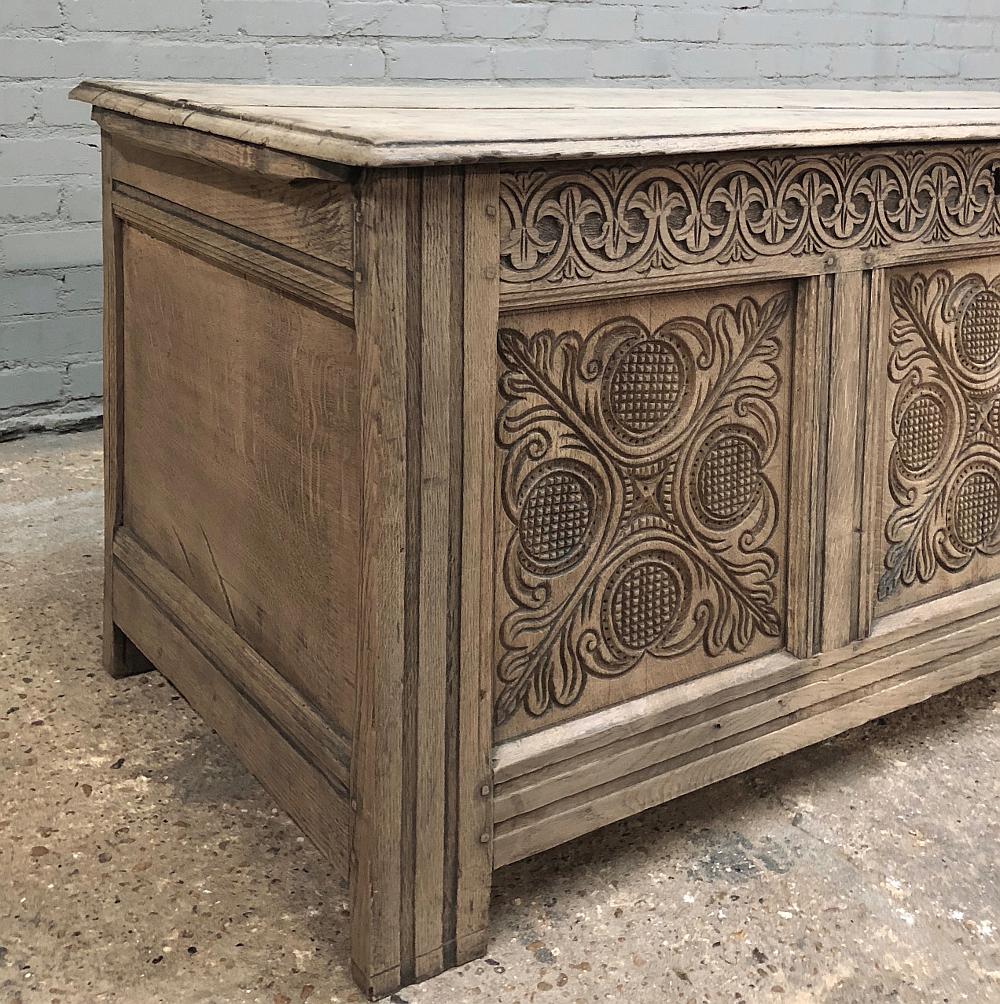 Oak 18th Century Country French Stripped Trunk
