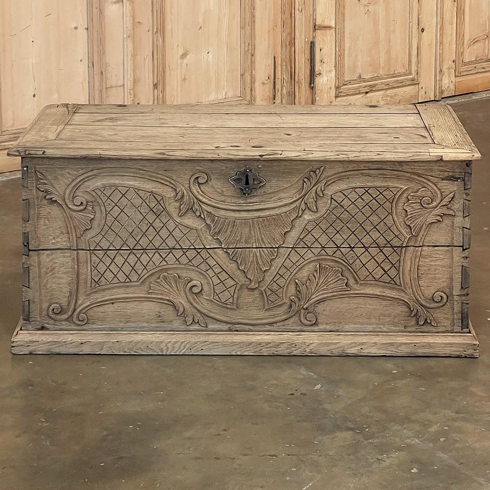 Louis XIV 18th Century, Country French Trunk For Sale