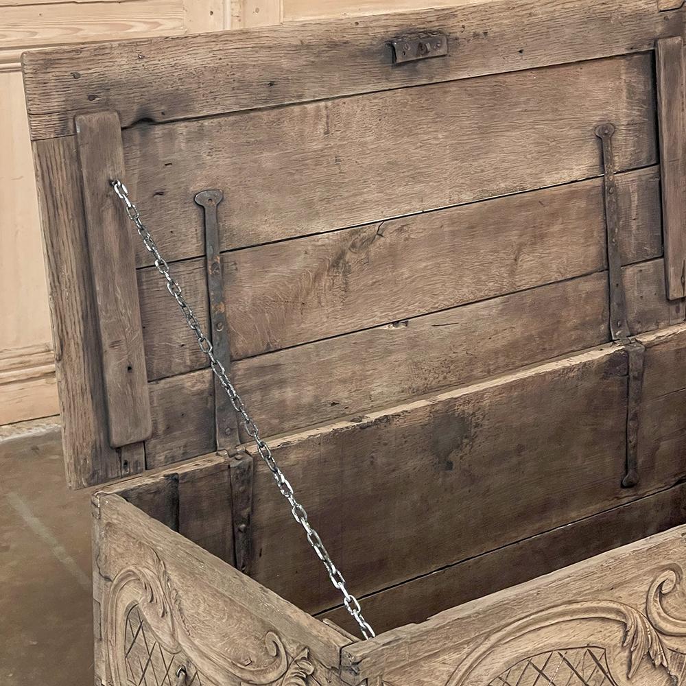 Baule country francese del XVIII secolo in vendita 1
