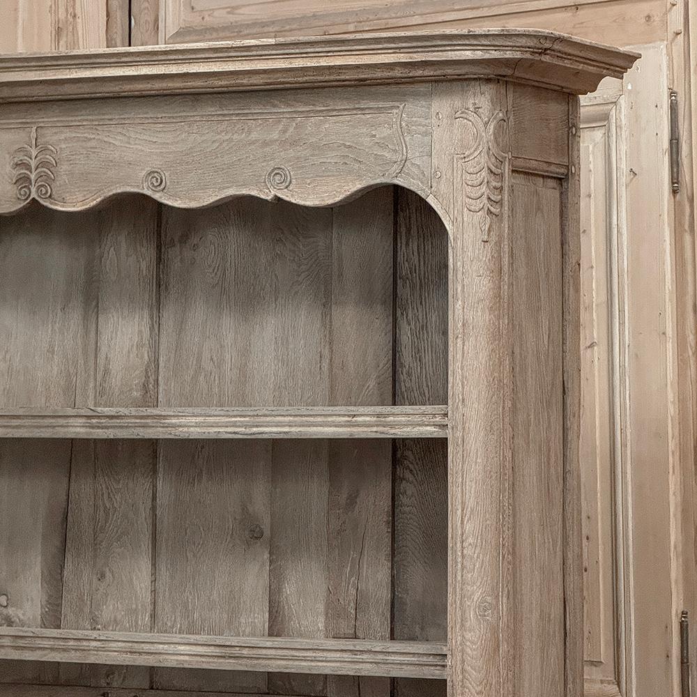 Buffet Vaisselier francese del XVIII secolo in Oak striato in vendita 4