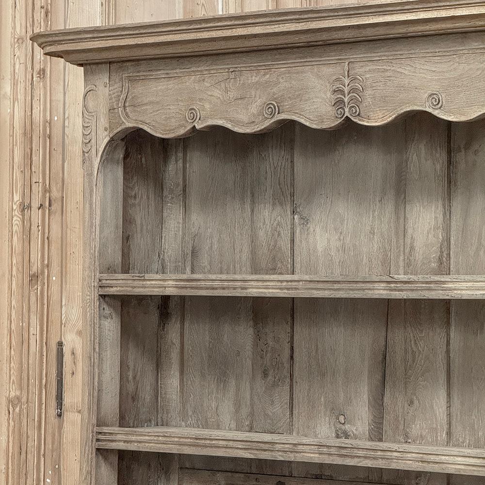 Buffet Vaisselier francese del XVIII secolo in Oak striato in vendita 6