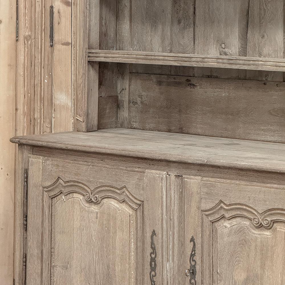 Buffet Vaisselier francese del XVIII secolo in Oak striato in vendita 7