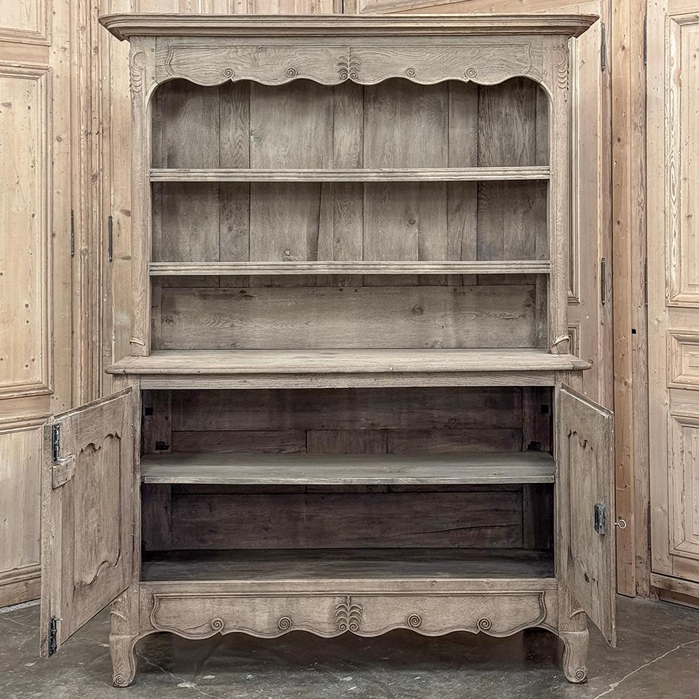 Buffet Vaisselier francese del XVIII secolo in Oak striato in vendita 10
