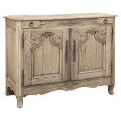 Buffet di campagna francese del 18° secolo in Oak Oak scrostato