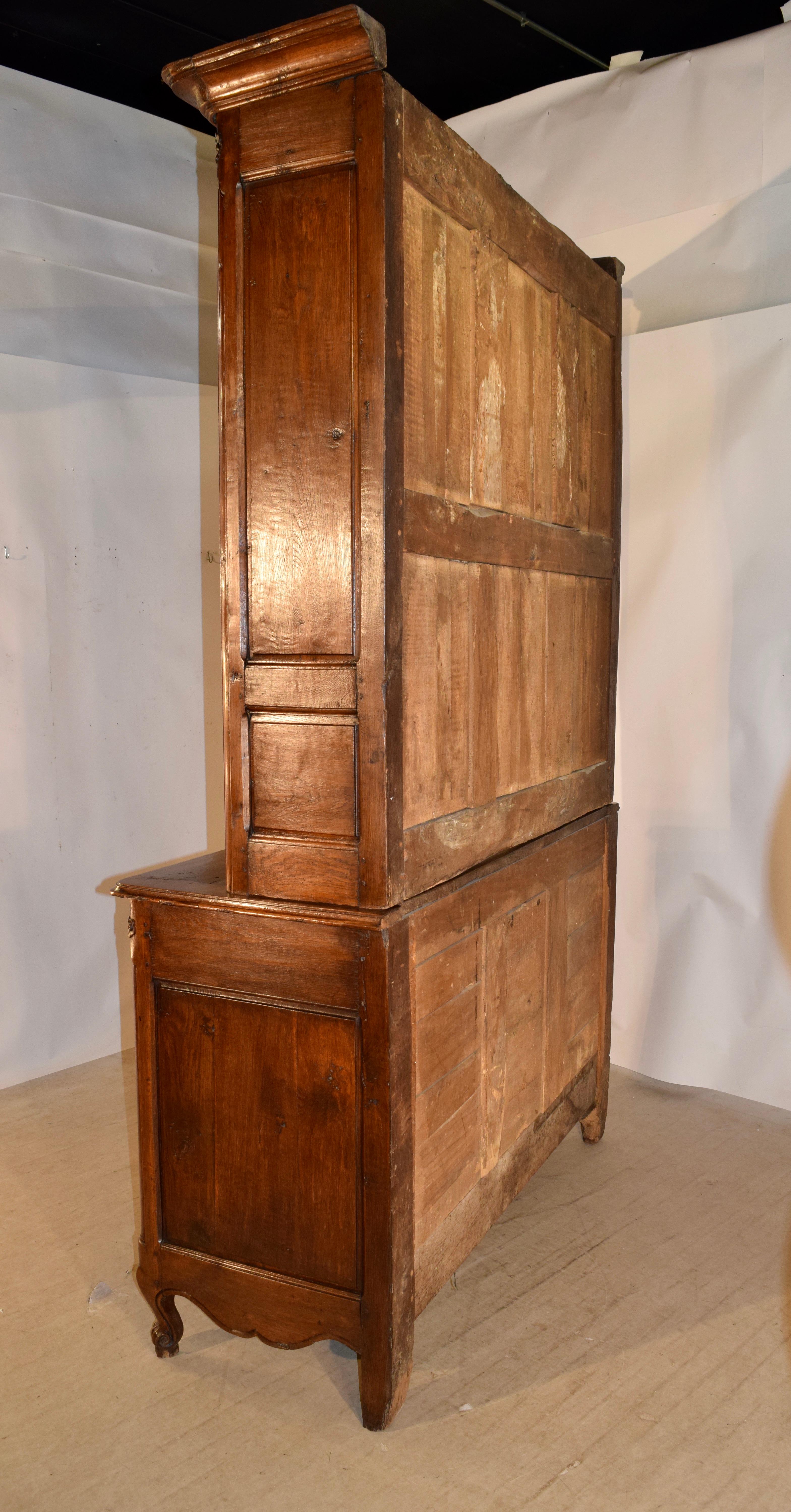 18th Century Country French Wall Cupboard For Sale 3