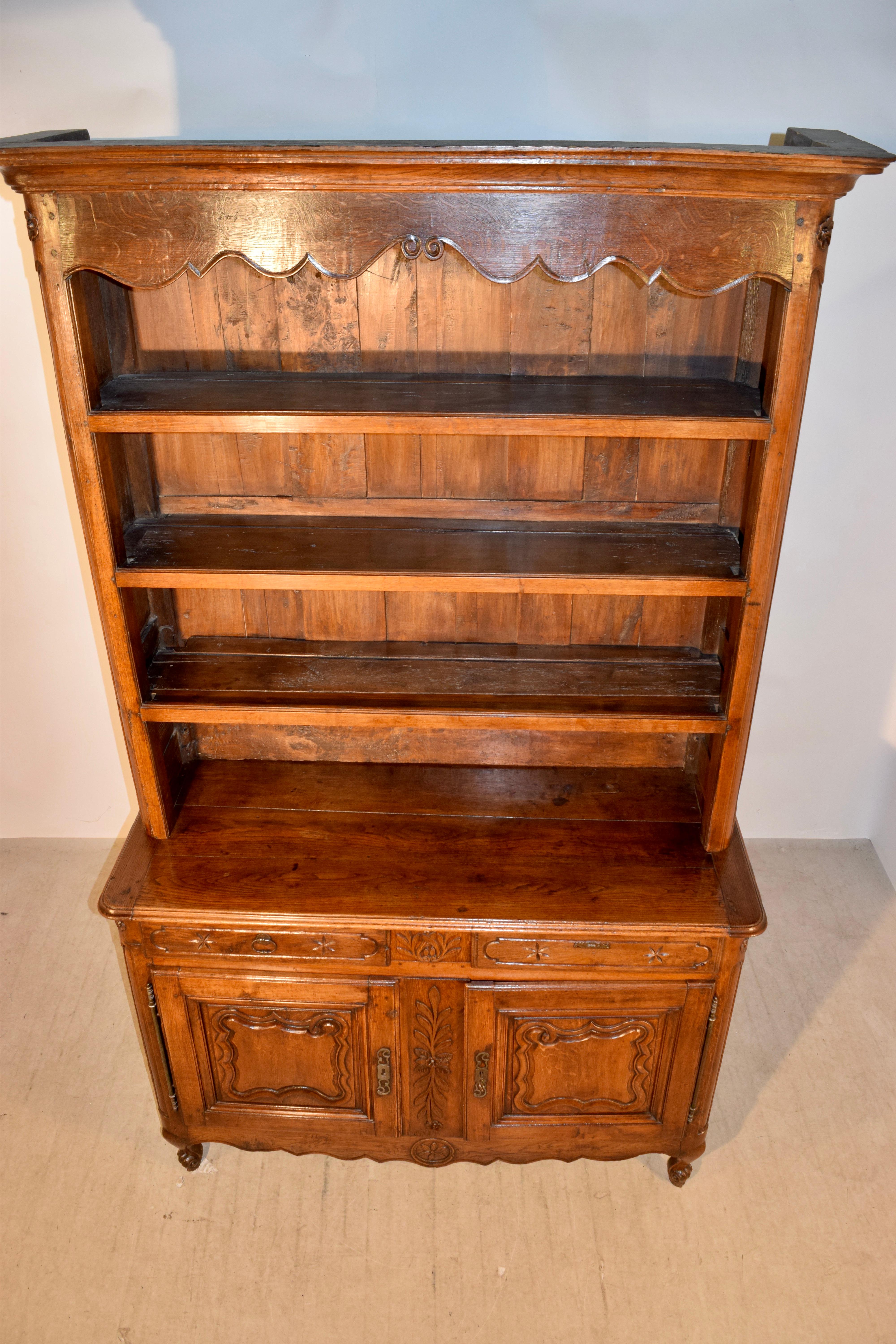 18th Century Country French Wall Cupboard For Sale 7