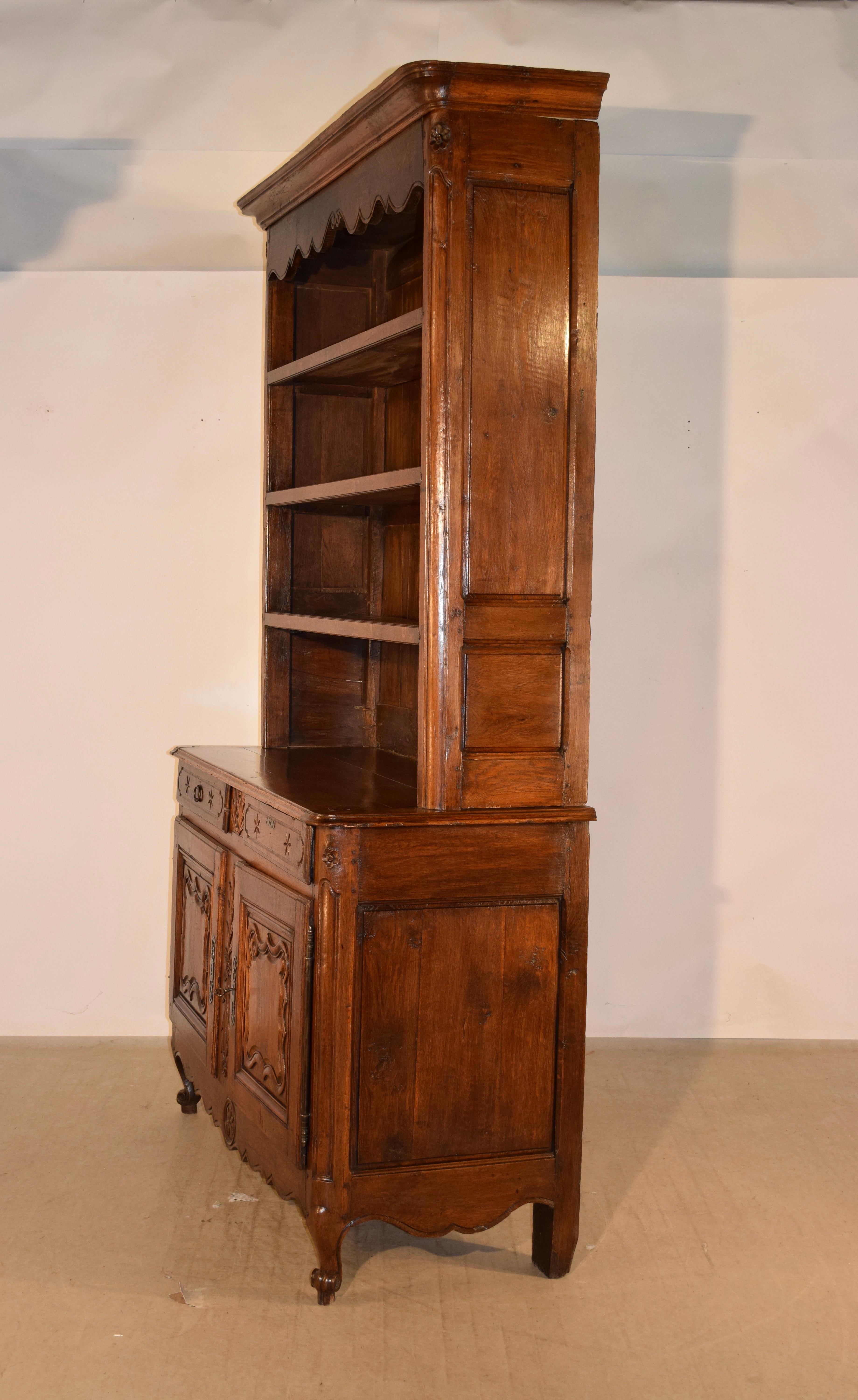 18th Century Country French Wall Cupboard For Sale 1