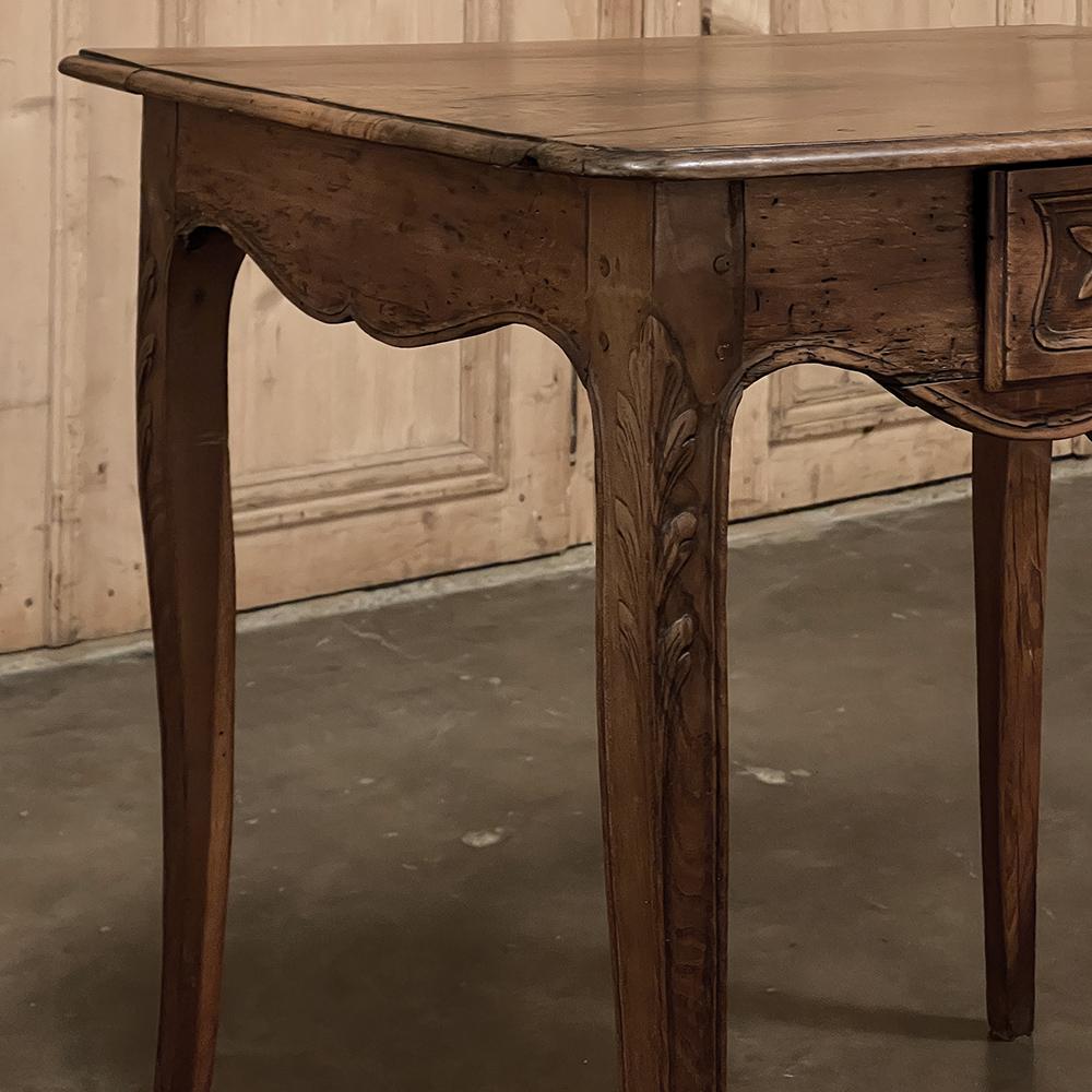 18th Century Country French Walnut End Table For Sale 6