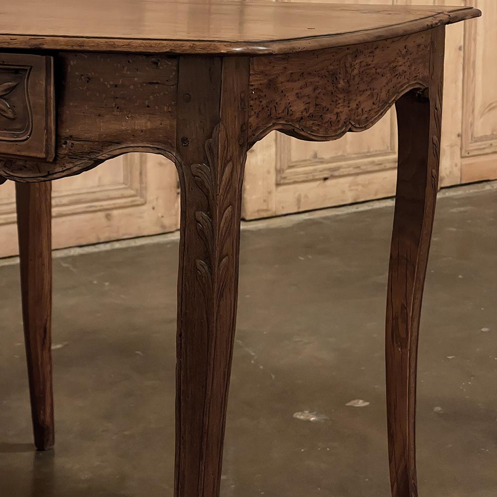 18th Century Country French Walnut End Table For Sale 9